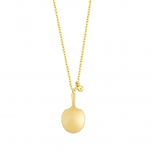 Gold Renk Masa Tenisi Kolyesi Fotoğraf 2