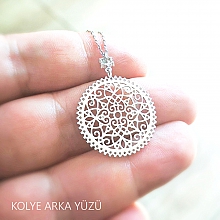 Yaşam Çiçeği Sembollü Kolye Fotoğraf 2