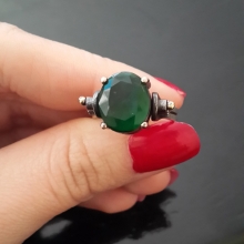 Otantik Çift Taraflı Dönertaş Yüzük Fotoğraf 2