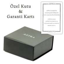 İki Renkli Kristal Kalp Kolye Fotoğraf 2