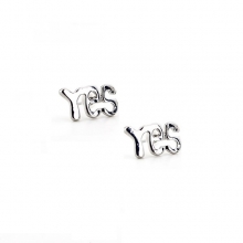 Yes Yazılı Bayan Küpesi